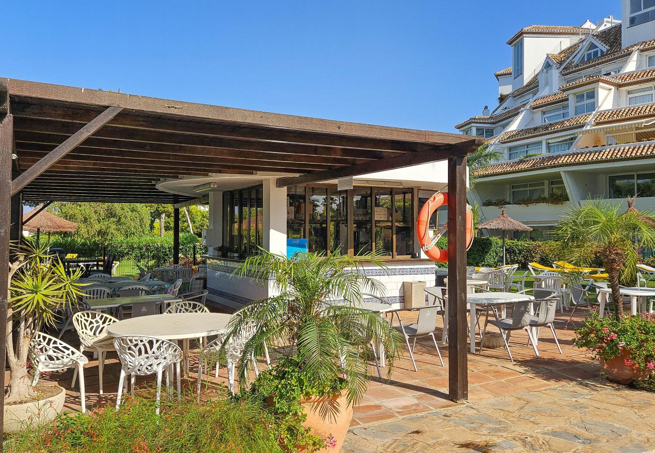 Apartamento en Mijas Costa - Precioso apartamento con piscina y vistas al mar