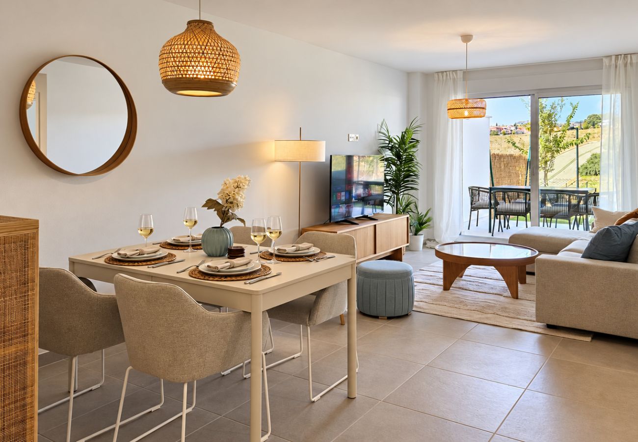 Apartamento en Mijas Costa - Apartamento con jardín en La Cala Sunset