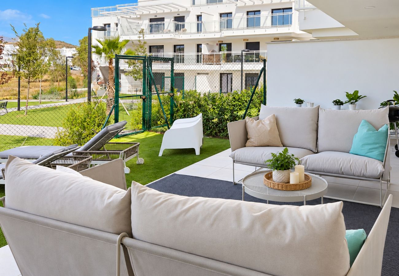 Apartamento en Mijas Costa - Apartamento con jardín en La Cala Sunset