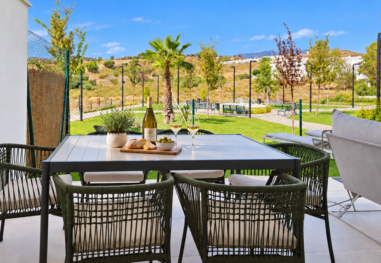 Apartamento en Mijas Costa - Apartamento con jardín en La Cala Sunset