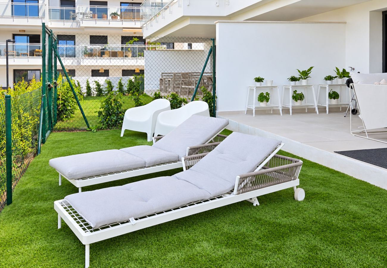Apartamento en Mijas Costa - Apartamento con jardín en La Cala Sunset