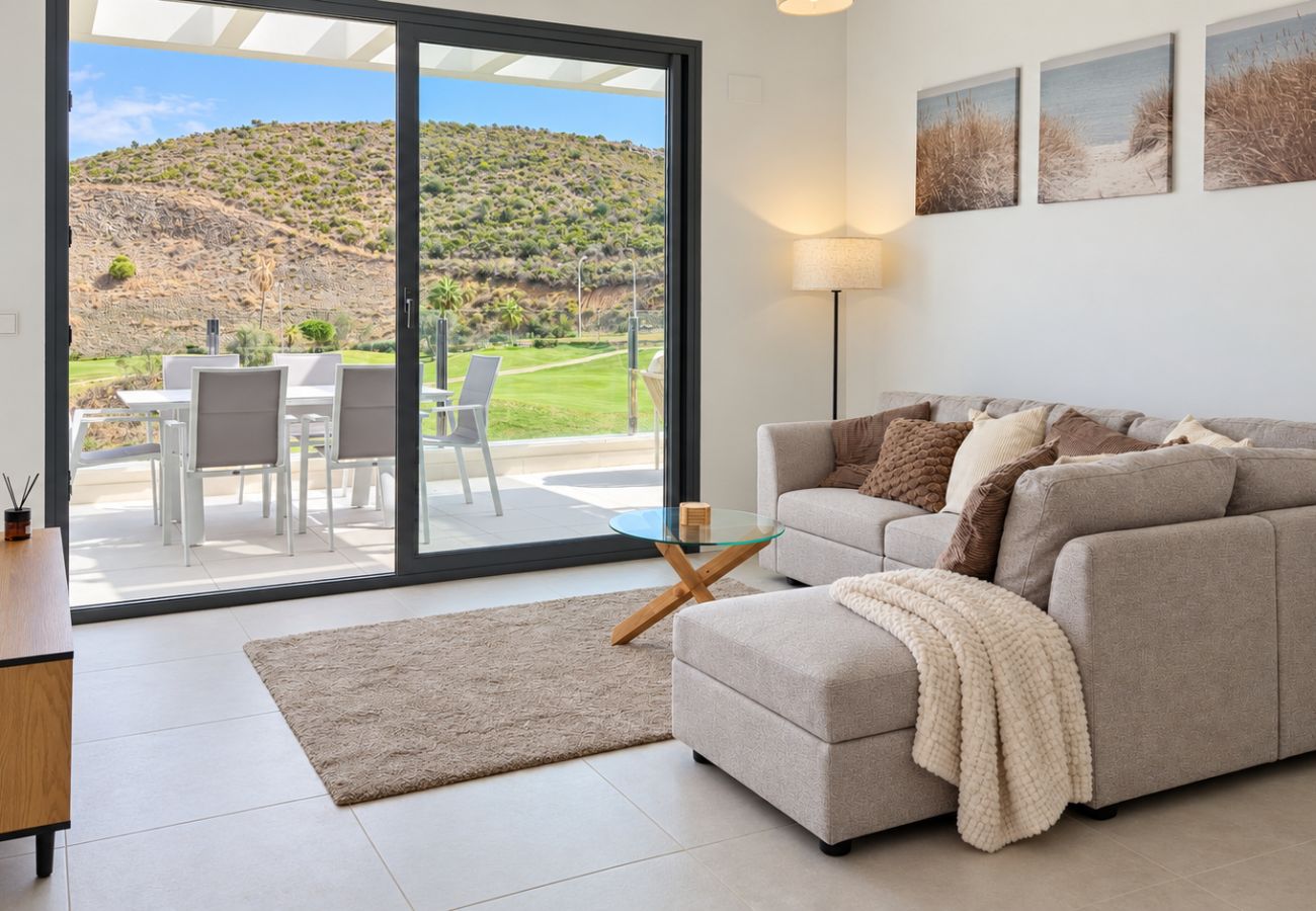 Apartamento en Mijas Costa - Apartamento de dos dormitorios en primera línea de golf