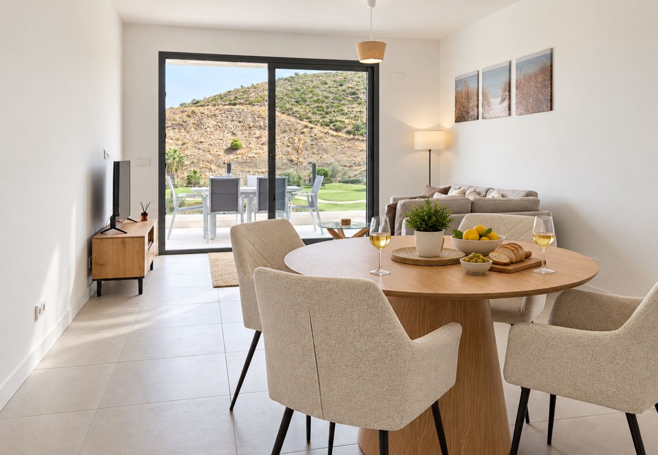 Apartamento en Mijas Costa - Apartamento de dos dormitorios en primera línea de golf