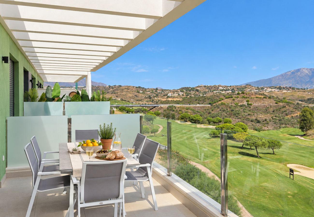 Apartamento en Mijas Costa - Apartamento de dos dormitorios en primera línea de golf