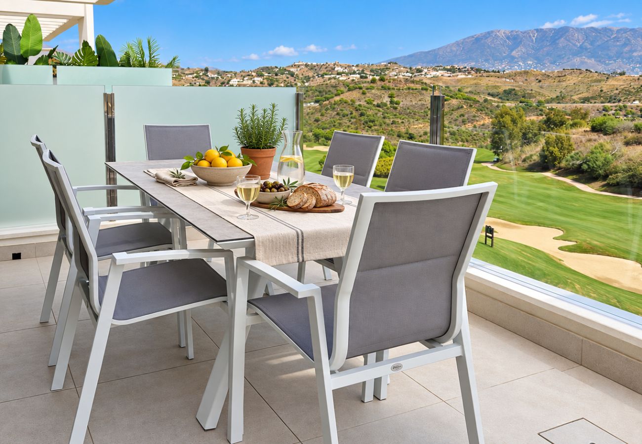 Apartamento en Mijas Costa - Apartamento de dos dormitorios en primera línea de golf