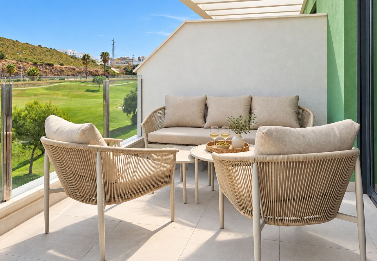 Apartamento en Mijas Costa - Apartamento de dos dormitorios en primera línea de golf