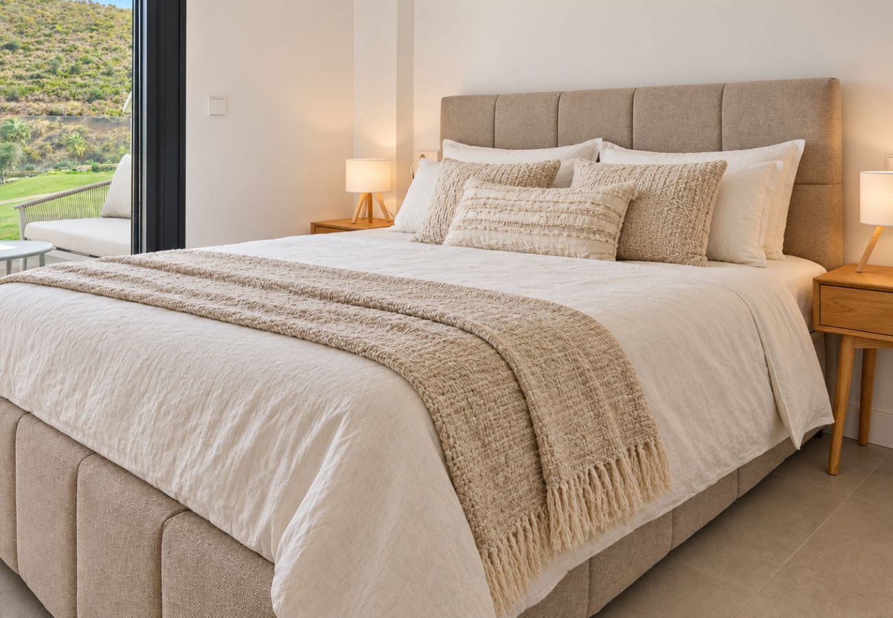 Apartamento en Mijas Costa - Apartamento de dos dormitorios en primera línea de golf