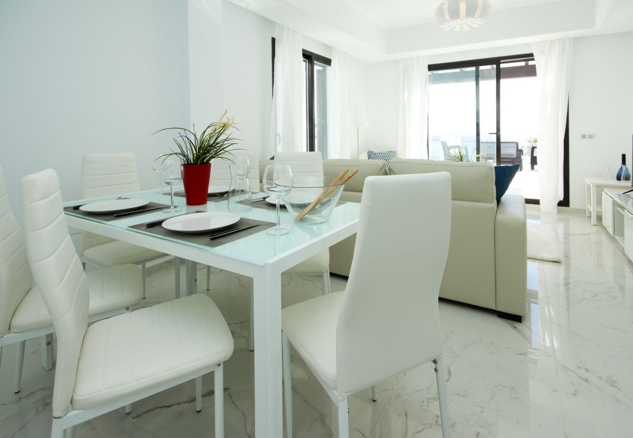 Apartment in Casares - Beachfront Penthouse with Sea Views, Hot Tub, BBQ 