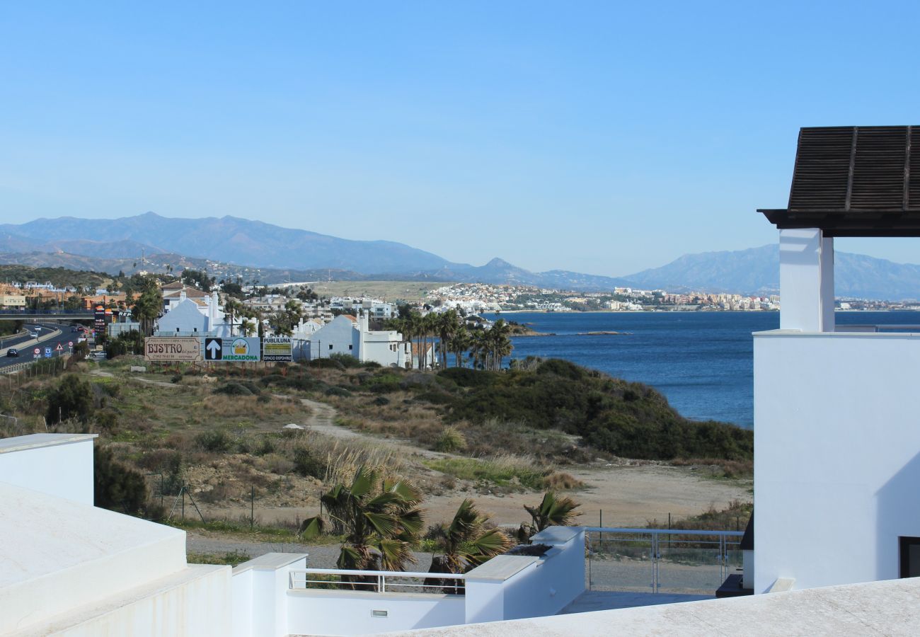 Apartment in Casares - Beachfront Penthouse with Sea Views, Hot Tub, BBQ 