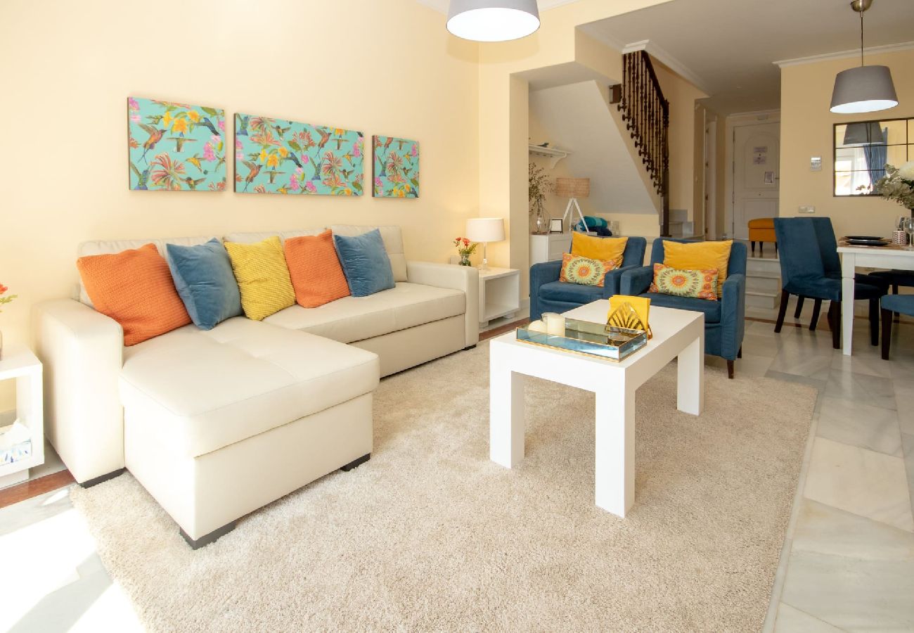 Terraced House in Estepona - 3 bed townhouse on the beach, Cancelada, Estepona 