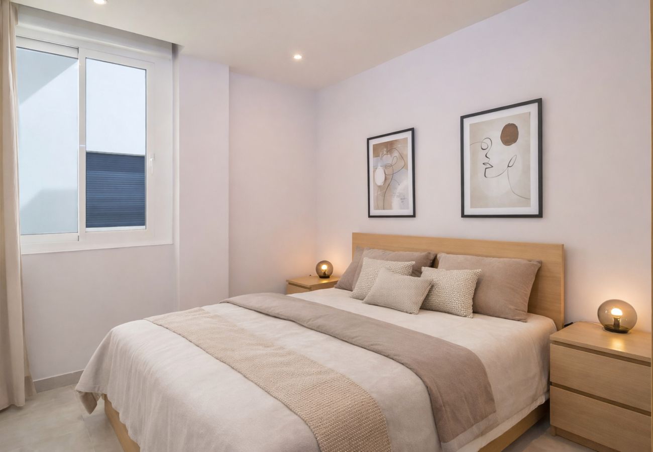 Apartment in Mijas Costa - Modern 3 bed garden apt next to pool Casa Banderas 