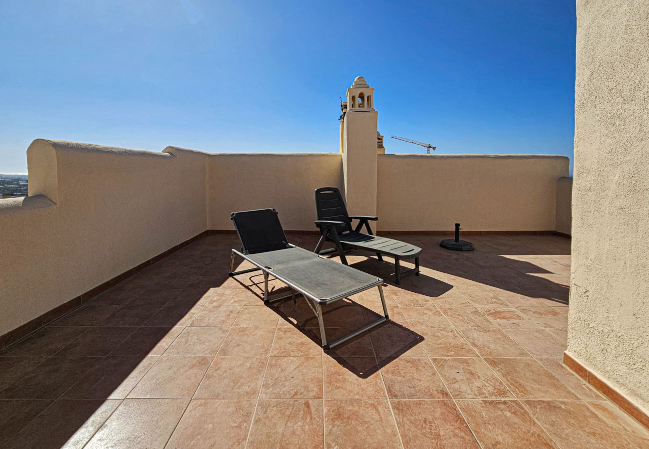 Terraced House in Mijas Costa - 2 bedroom townhouse with roof terrace