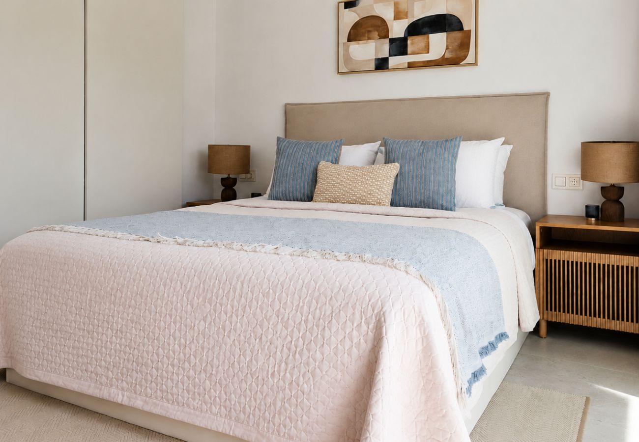 Apartment in Mijas Costa - Beautiful apartment with pool & sea views