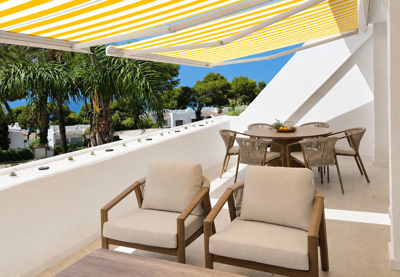 Apartment in Mijas Costa - Beautiful apartment with pool & sea views