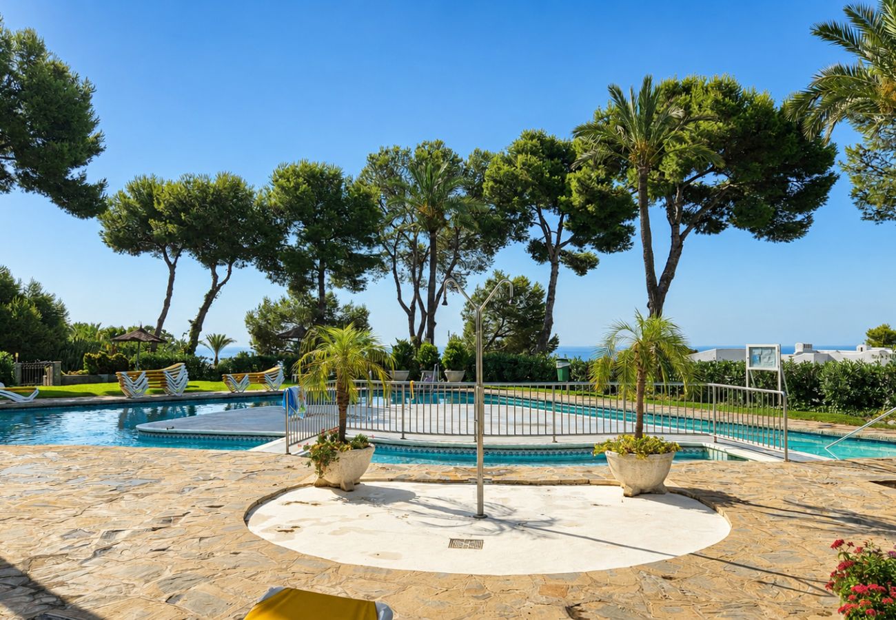 Apartment in Mijas Costa - Beautiful apartment with pool & sea views